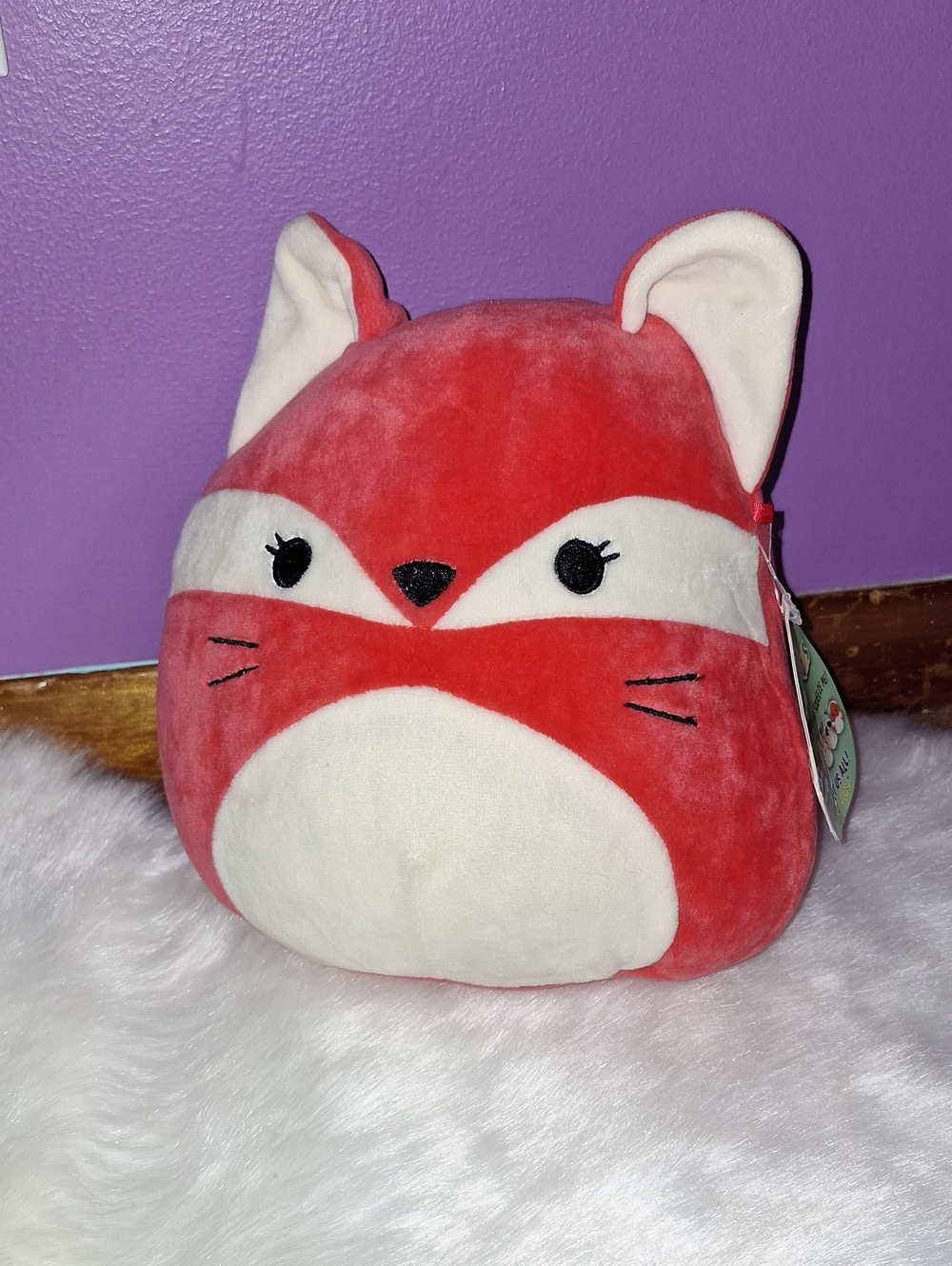 Squishmallows Fifi Fox Plush - Red & Cream